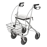 Drive Medical Rollator MIGO 2G leichter und schmaler Standard-Rollator mit breiten Reifen für...