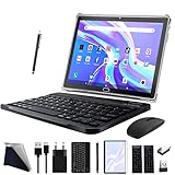 2024 Neueste Tablet 10 Zoll,3-in-1 Tablet Mit Tastatur Maus Stift,Android 13 4G LTE Tablets Mit 2...