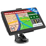 Navigation für Auto LKW Navi 7 Zoll Navigationsgerät Testsieger 2024 Navigationssystem PKW...